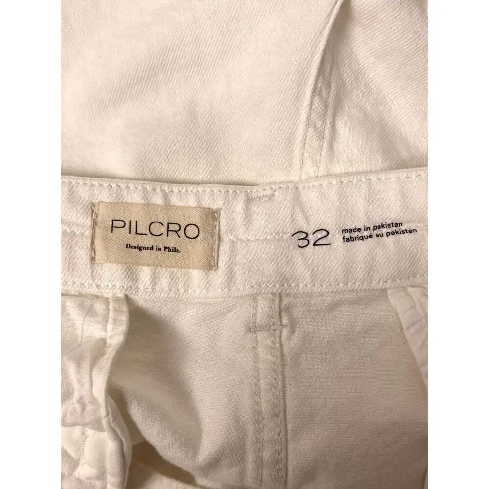 Anthropologie Shorts 32 Mens Pilcro Baggy Bermuda Pleated Relaxed